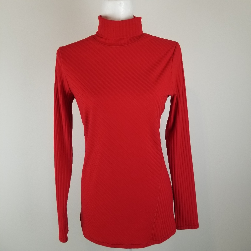 Women's Athleta‎ Ribbed Turtleneck Top